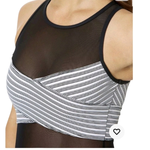 ANNE COLE Women's Black/ White Removable Cups One Piece Swimsuit SZ 8 - Picture 8 of 10